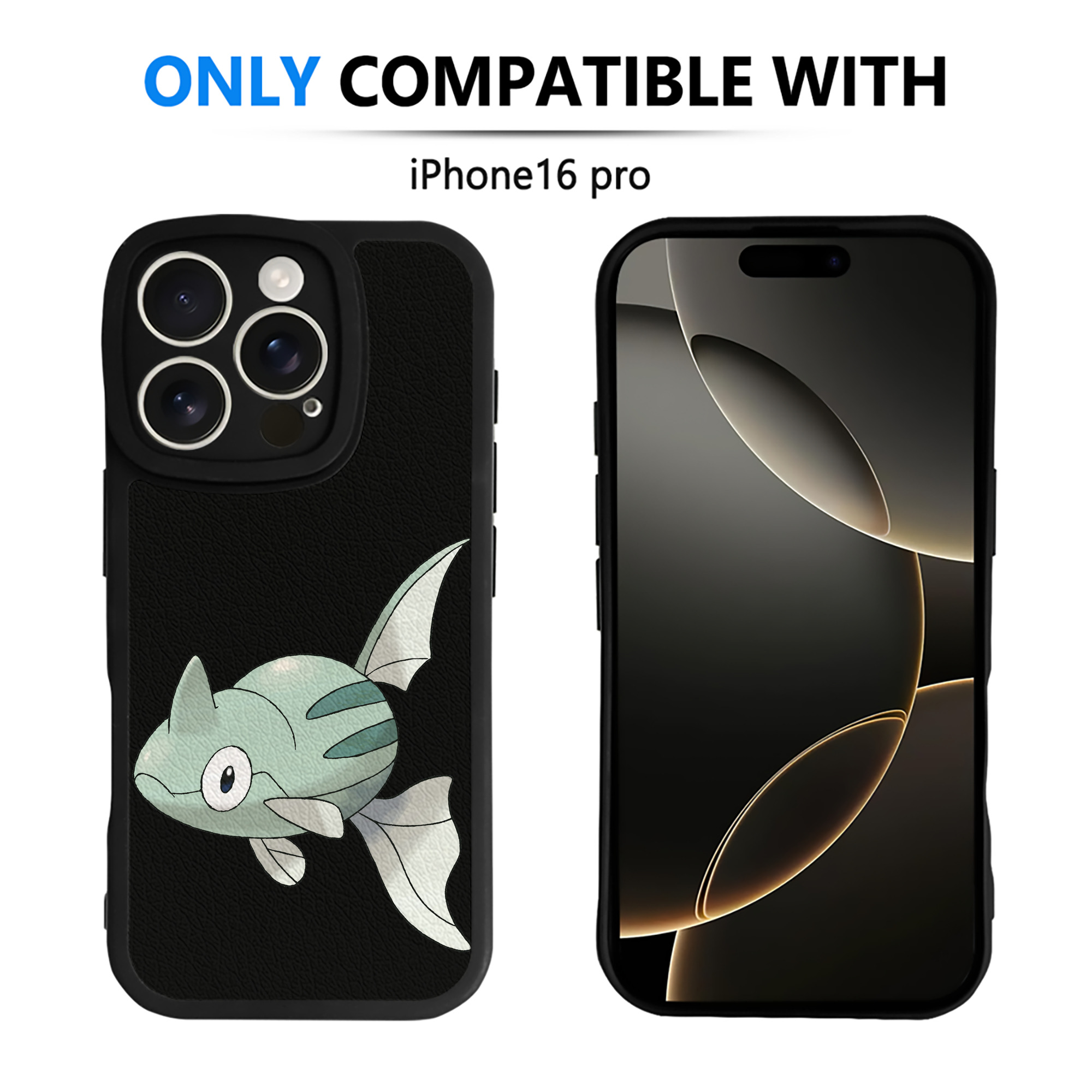 （画像用） ポケットモンスター Pokémon 【iPhone 16シリーズ対応】シリコンスマホケース（レザー調） 材質：シリコン